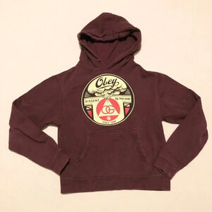 Obey  Hoodie Pullover Womens Size Small Sweatshirt